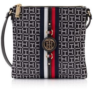 Jaden Plus Crossbody Handbag, Black/White <3